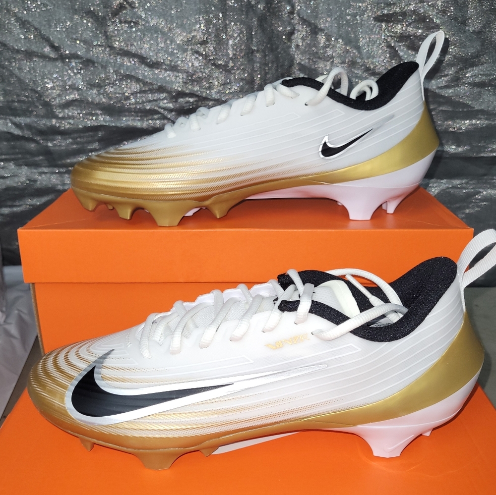Nike Vapor Speed 3 Men's Size 9 Or 8.5 Football Soccer Cleats White Gold 2025 - Picture 2 of 9